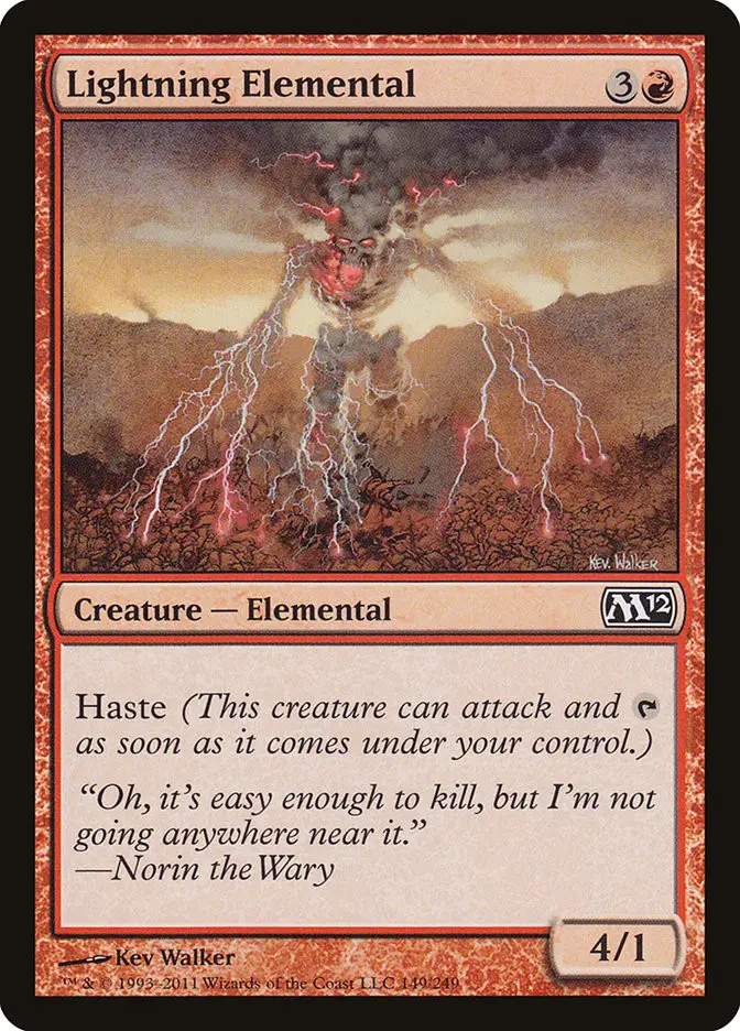 Lightning Elemental (Magic 2012)