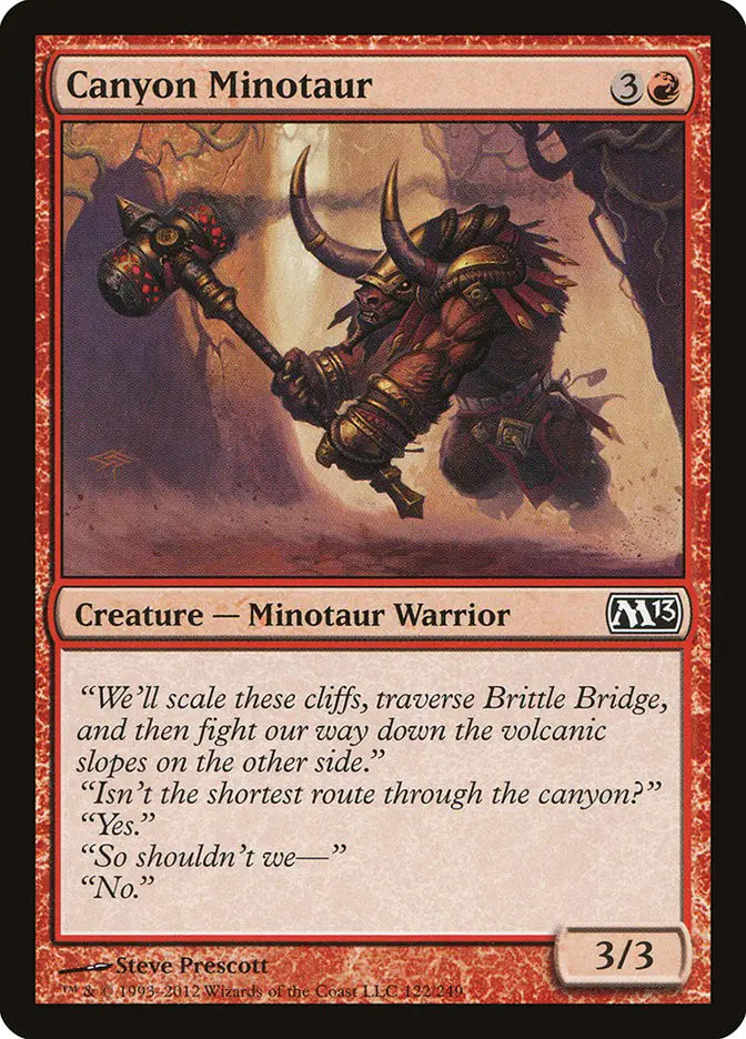 Canyon Minotaur (Magic 2013)