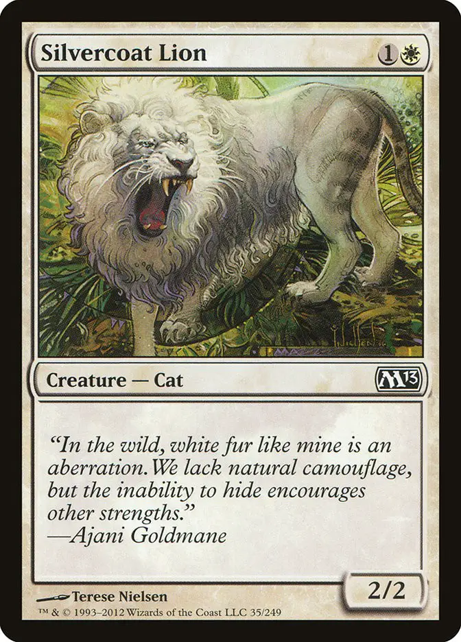 Silvercoat Lion (Magic 2013)
