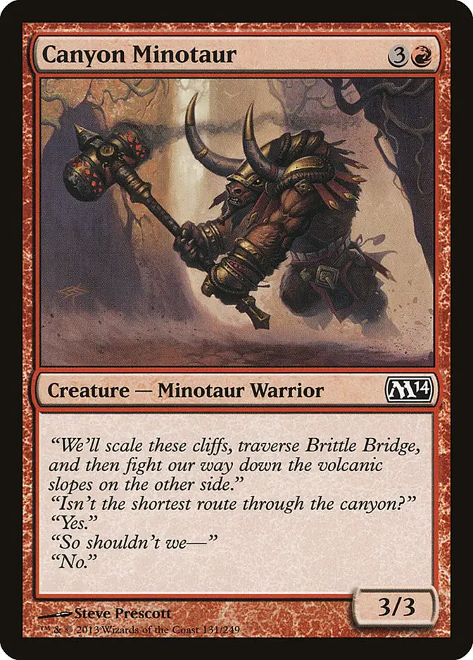 Canyon Minotaur (Magic 2014)