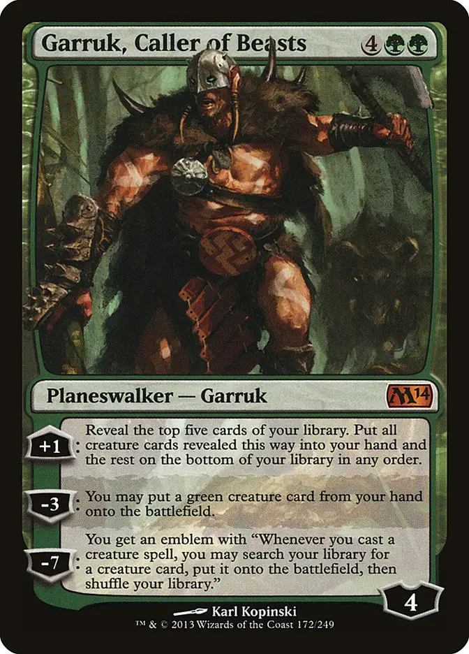 Garruk  Caller of Beasts (Magic 2014)