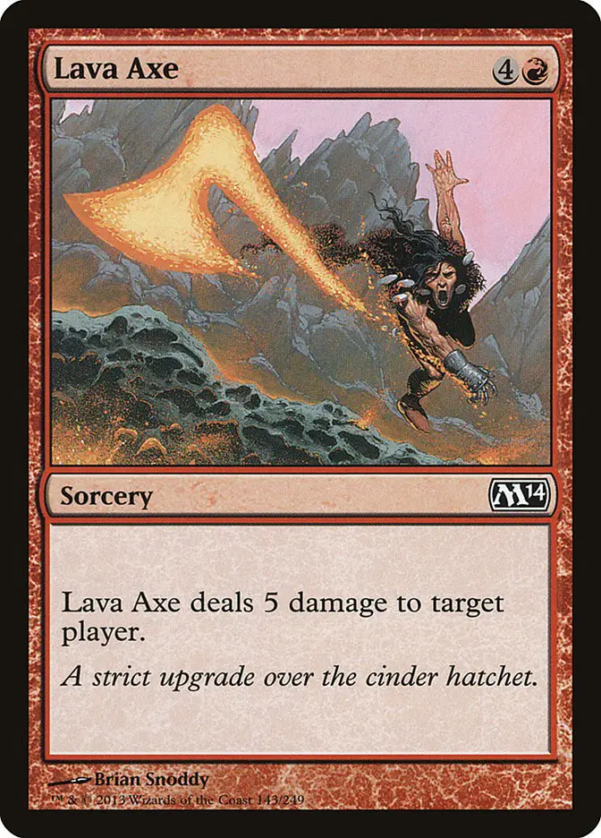Lava Axe (Magic 2014)