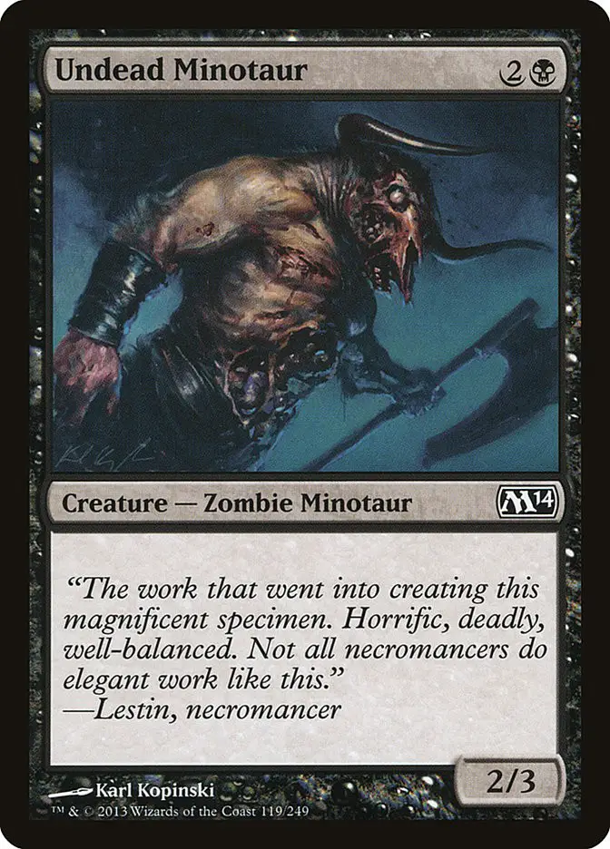 Undead Minotaur (Magic 2014)
