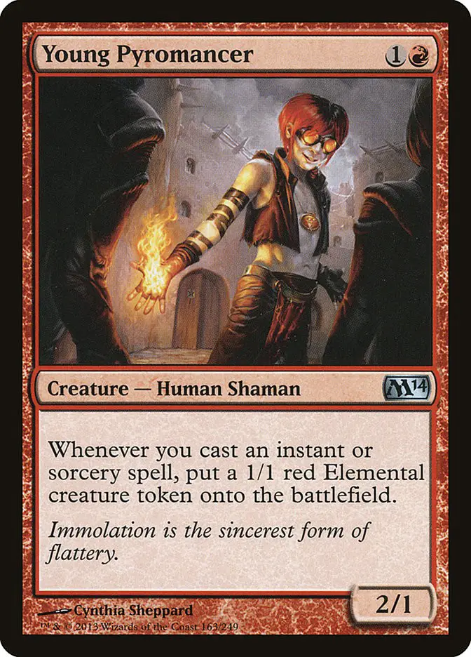 Young Pyromancer (Magic 2014)