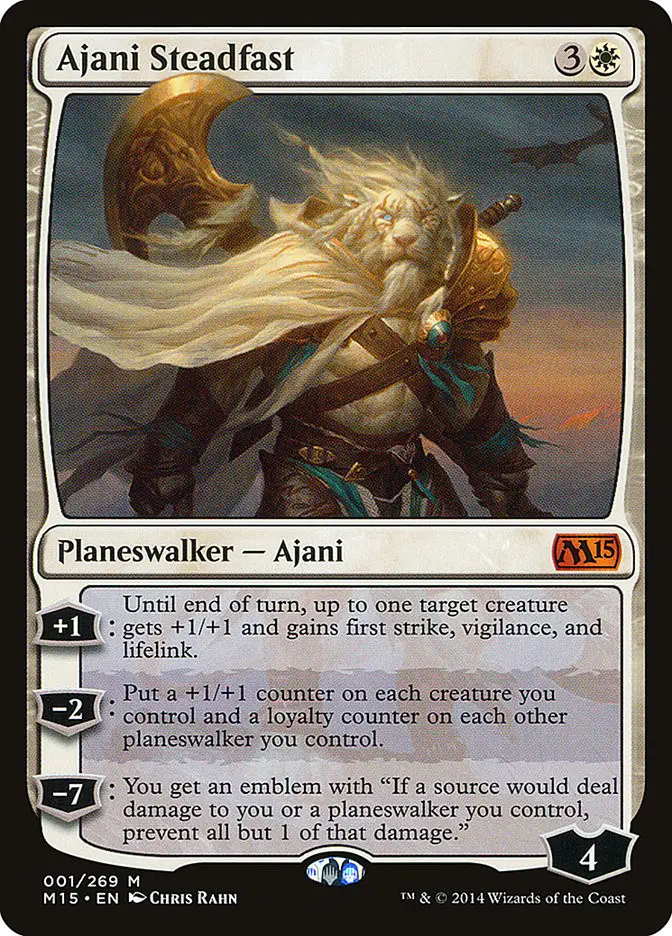 Ajani Steadfast (Magic 2015)