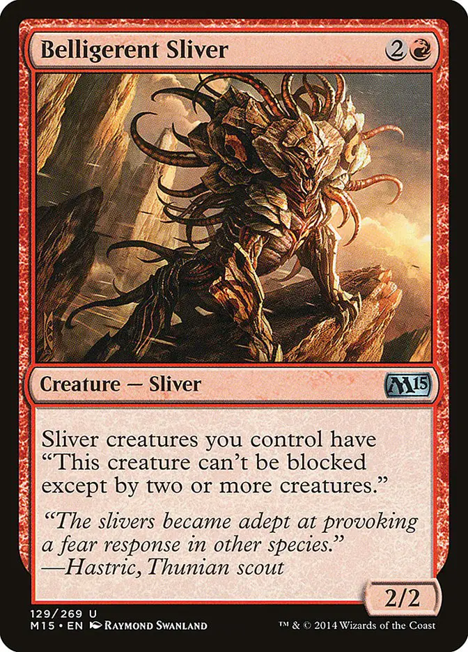 Belligerent Sliver (Magic 2015)