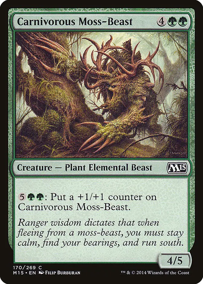Carnivorous Moss Beast (Magic 2015)