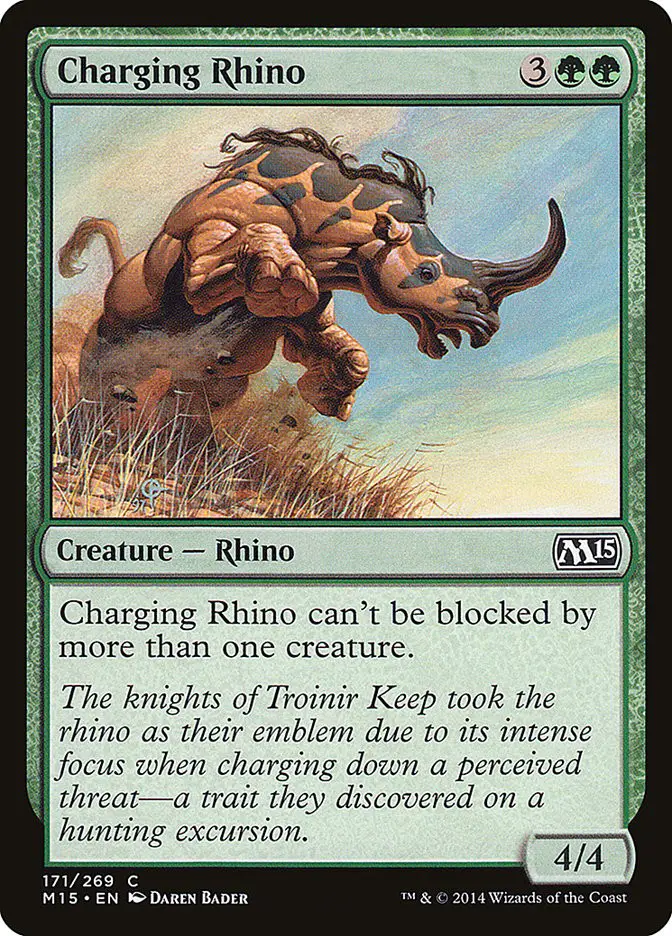 Charging Rhino (Magic 2015)