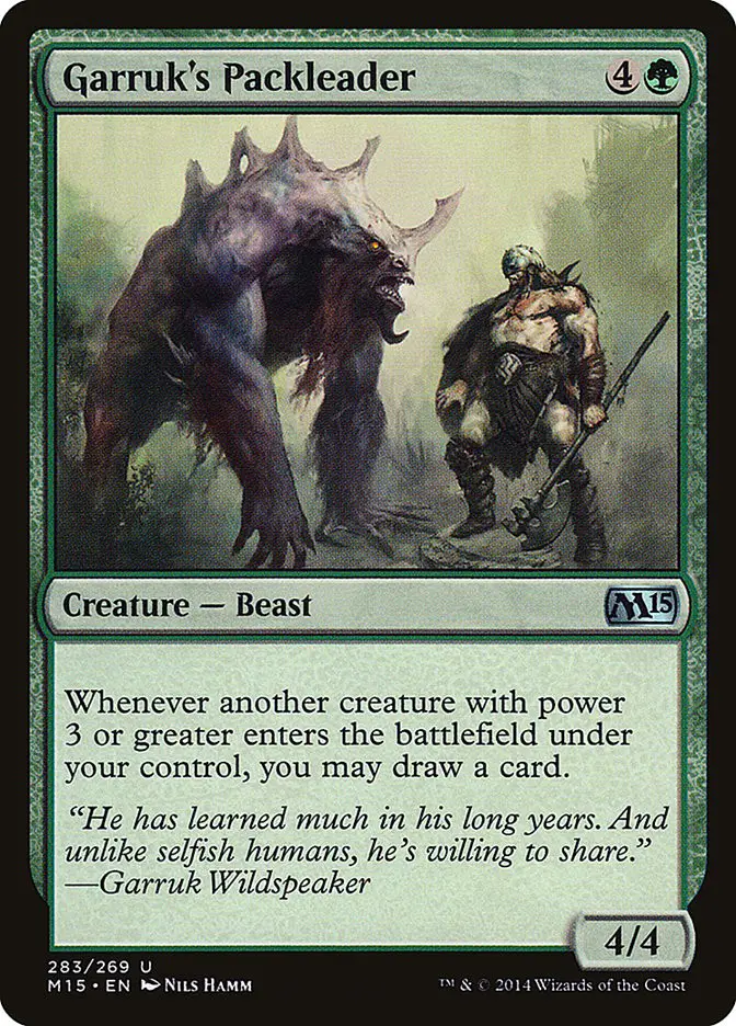 Garruk s Packleader (Magic 2015)