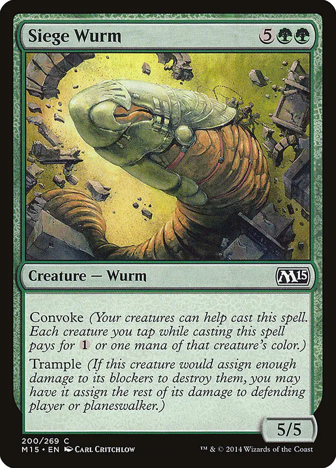 Siege Wurm (Magic 2015)