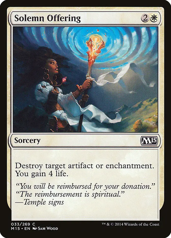 Solemn Offering (Magic 2015)