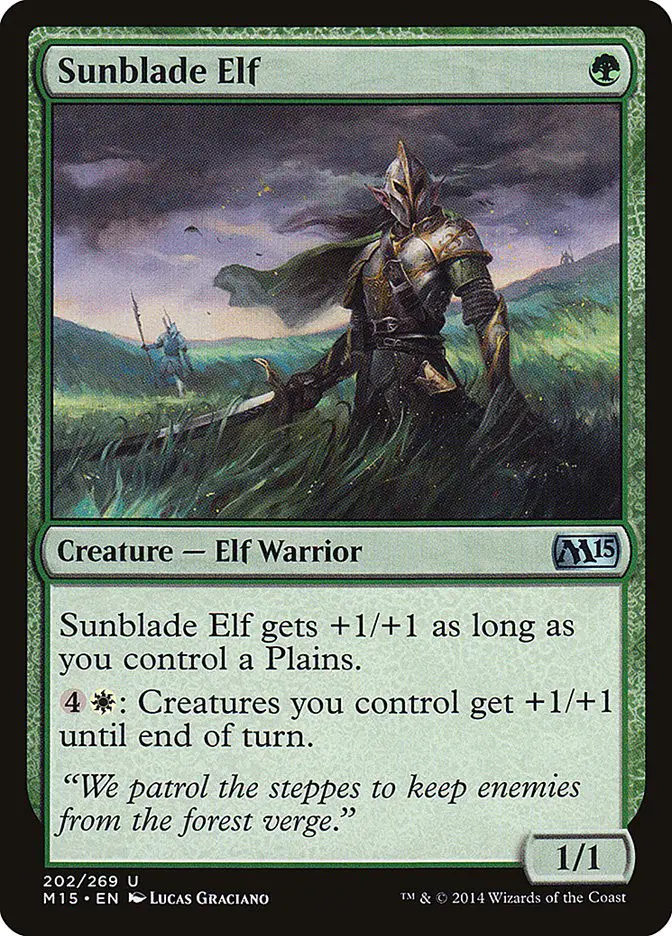 Sunblade Elf (Magic 2015)