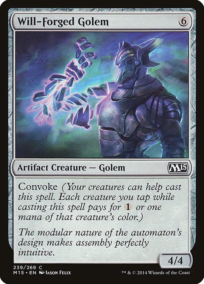 Will Forged Golem (Magic 2015)