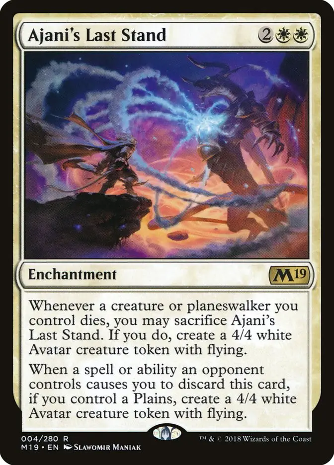 Ajani s Last Stand (Core Set 2019)