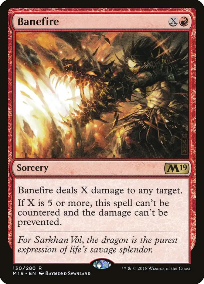 Banefire (Core Set 2019)