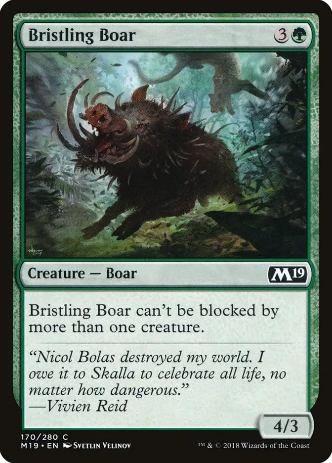 Bristling Boar (Core Set 2019)