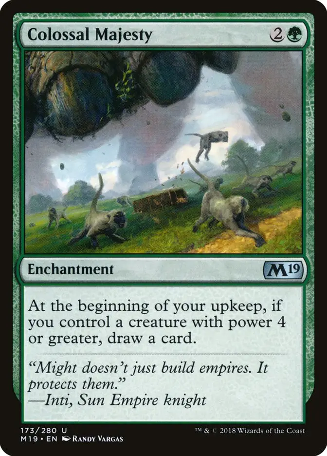 Colossal Majesty (Core Set 2019)