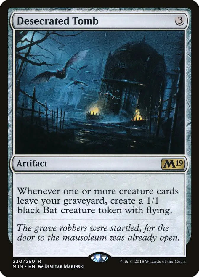 Desecrated Tomb (Core Set 2019)