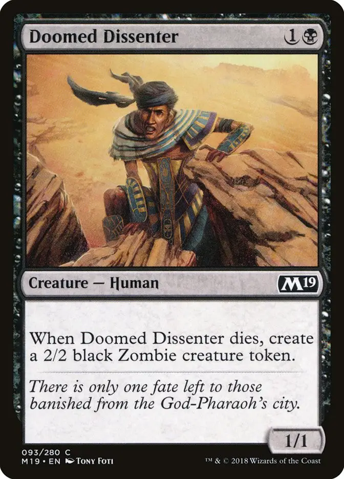 Doomed Dissenter (Core Set 2019)