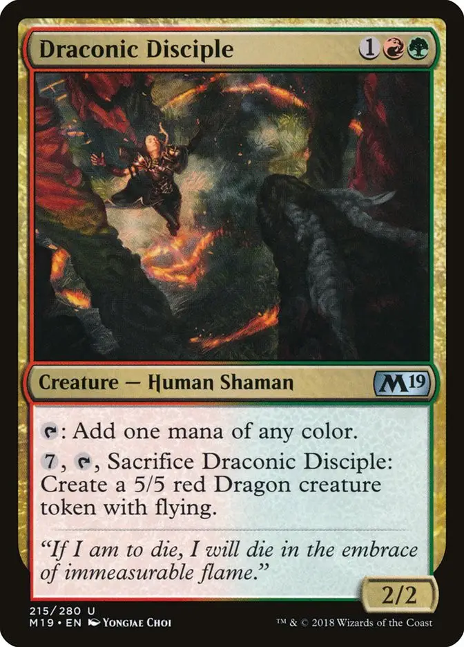 Draconic Disciple (Core Set 2019)