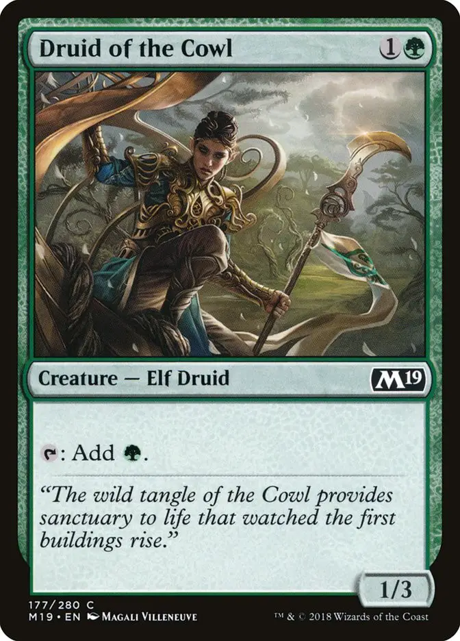 Druid of the Cowl (Core Set 2019)