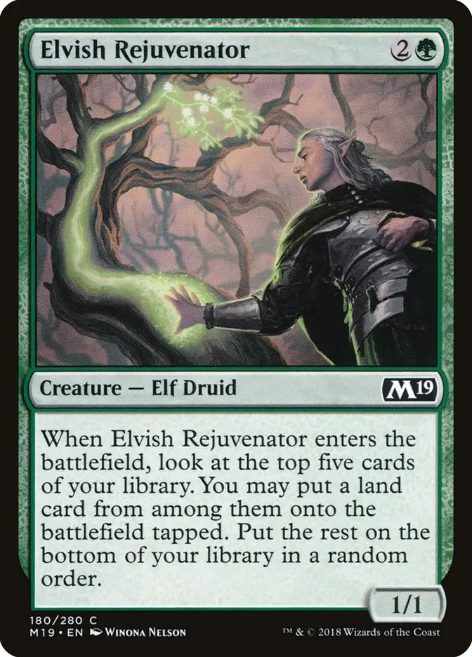 Elvish Rejuvenator (Core Set 2019)
