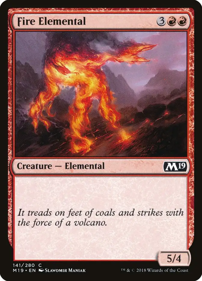 Fire Elemental (Core Set 2019)
