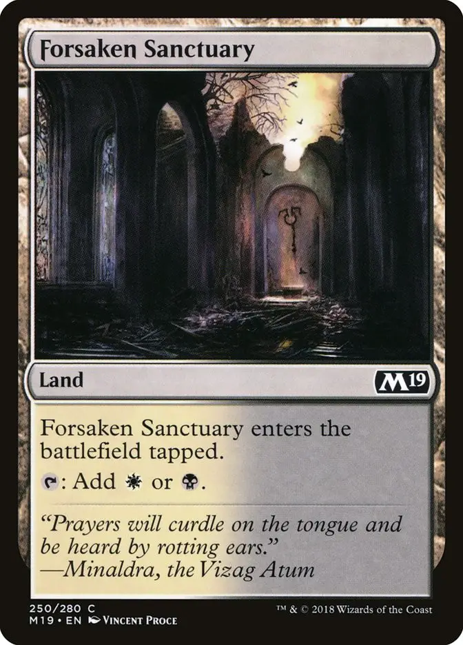 Forsaken Sanctuary (Core Set 2019)