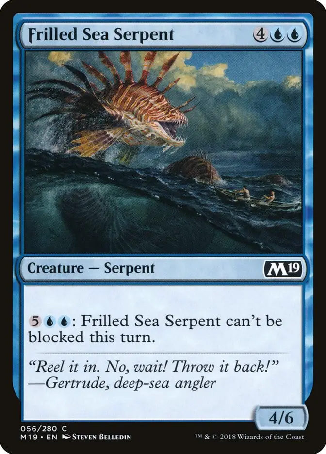 Frilled Sea Serpent (Core Set 2019)