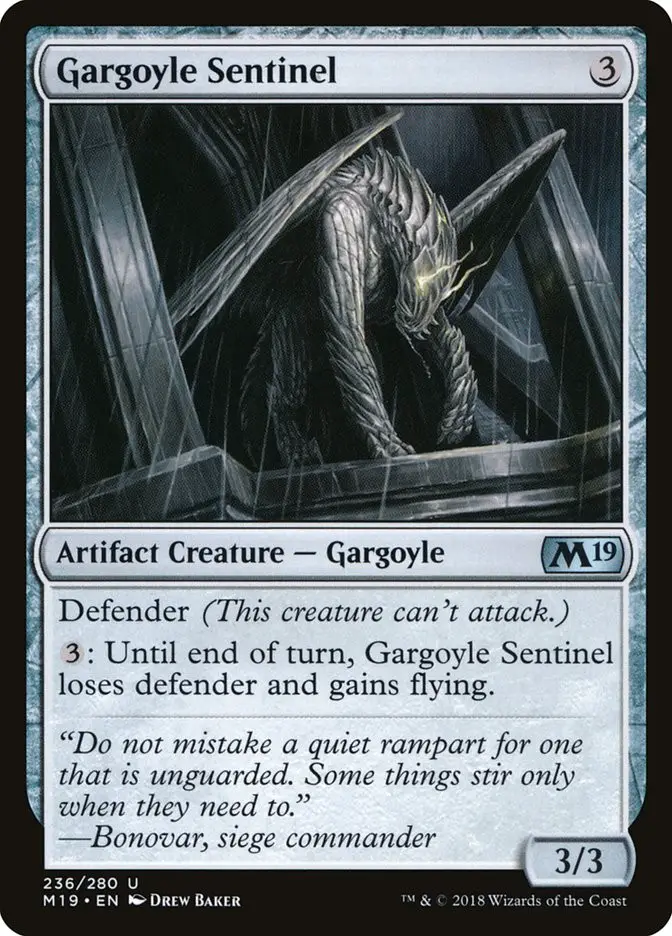 Gargoyle Sentinel (Core Set 2019)