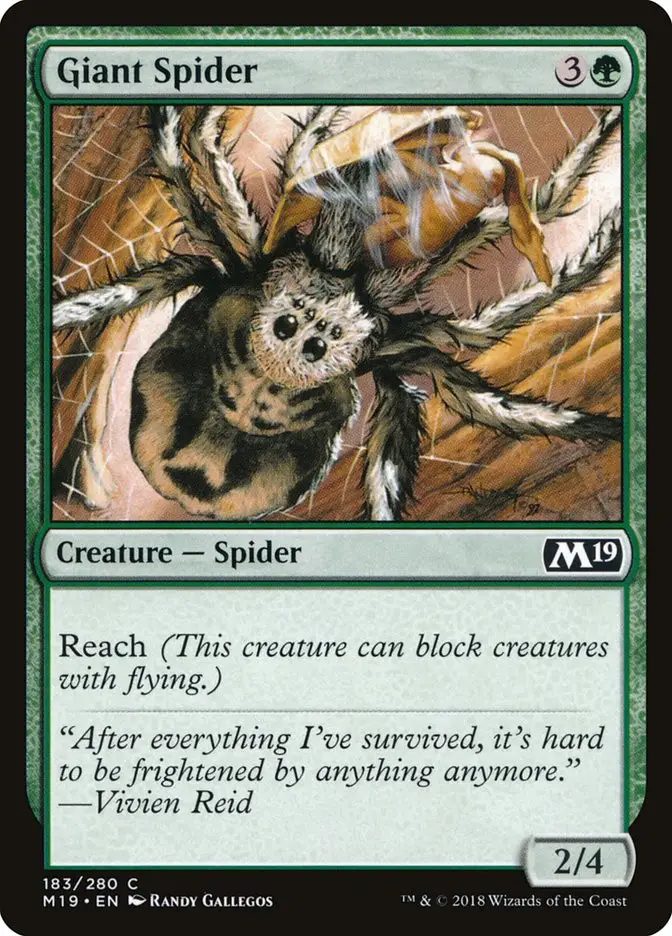 Giant Spider (Core Set 2019)