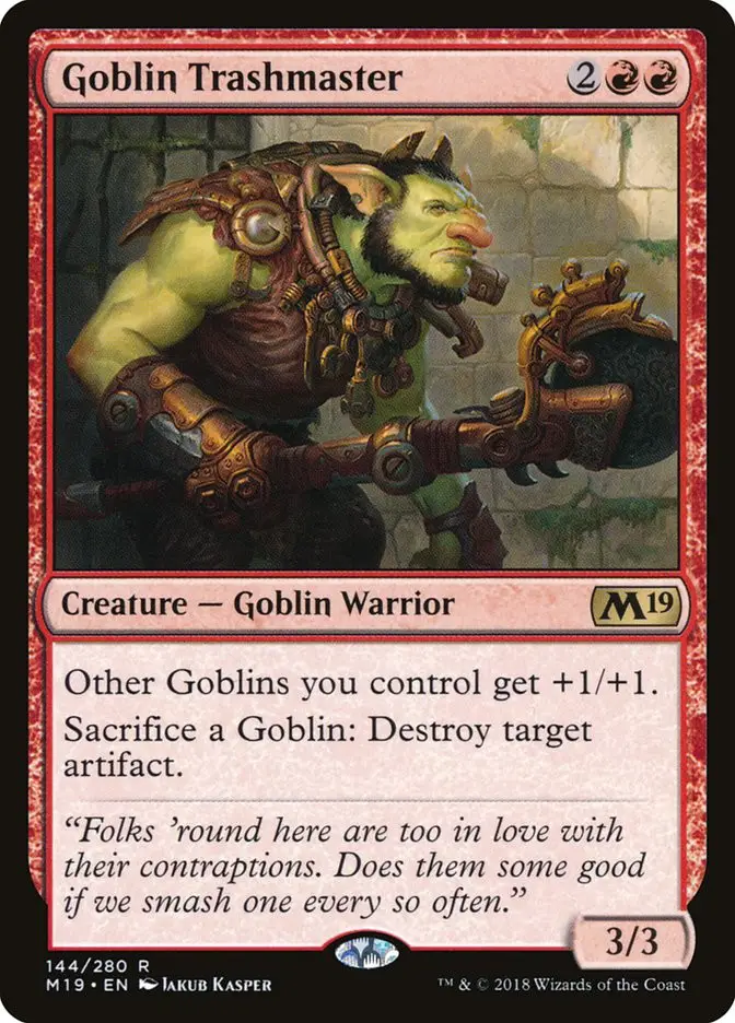 Goblin Trashmaster (Core Set 2019)