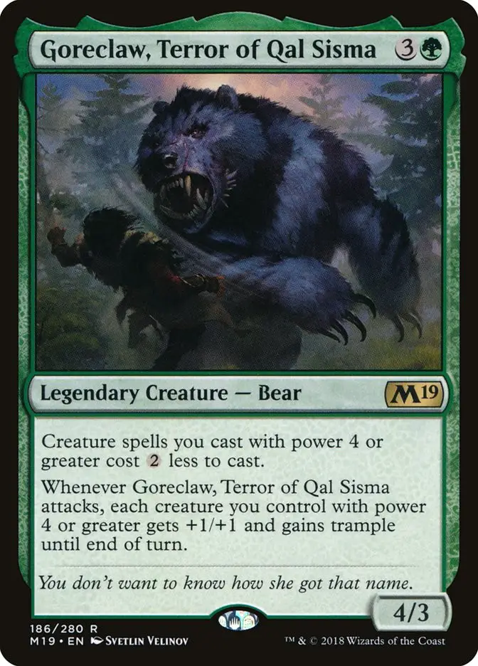 Goreclaw  Terror of Qal Sisma (Core Set 2019)