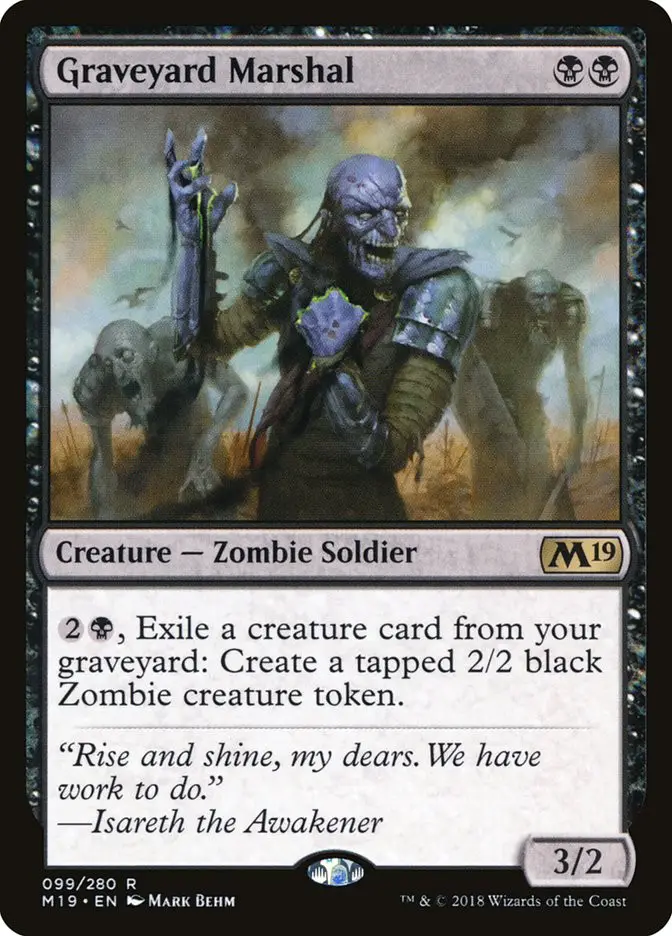 Graveyard Marshal (Core Set 2019)