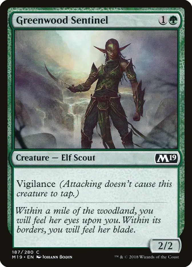 Greenwood Sentinel (Core Set 2019)