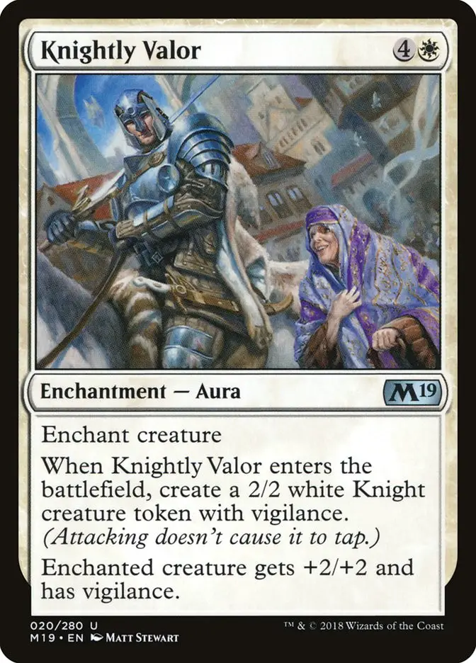 Knightly Valor (Core Set 2019)