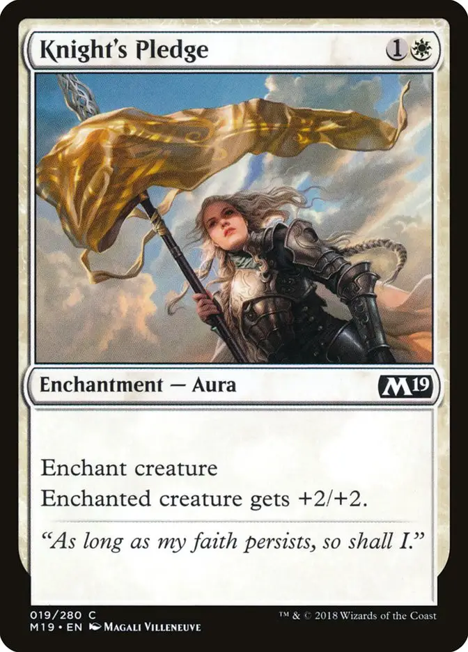 Knight s Pledge (Core Set 2019)