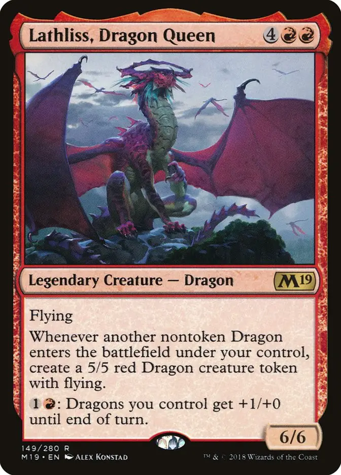 Lathliss  Dragon Queen (Core Set 2019)