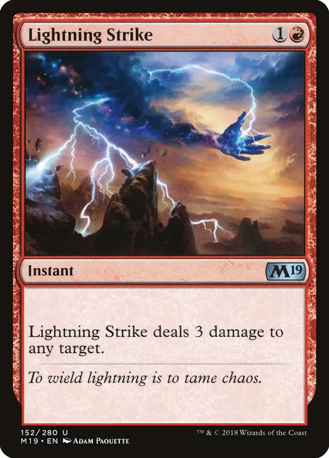 Lightning Strike (Core Set 2019)