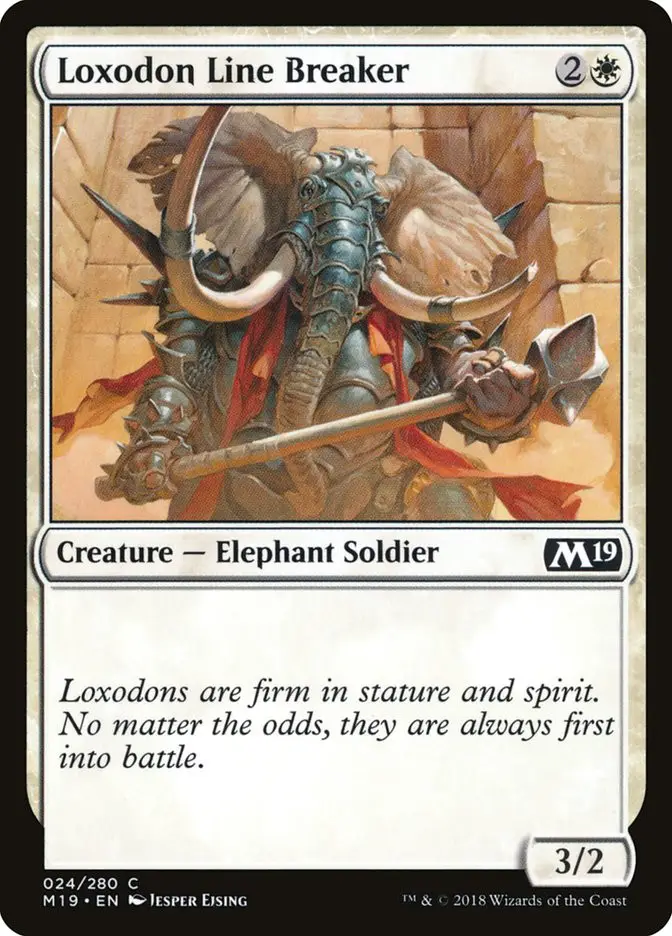 Loxodon Line Breaker (Core Set 2019)