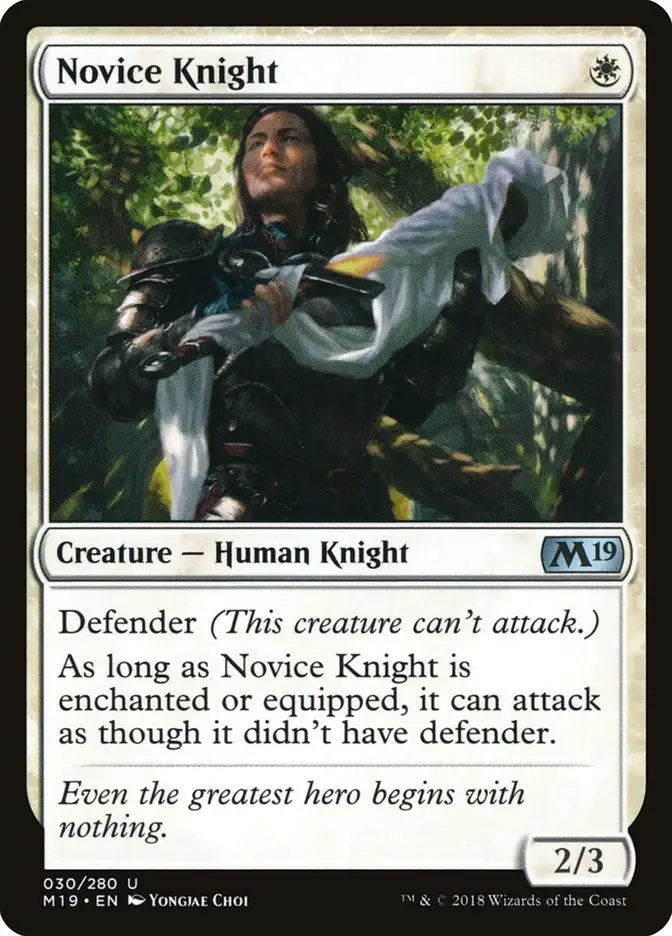 Novice Knight (Core Set 2019)