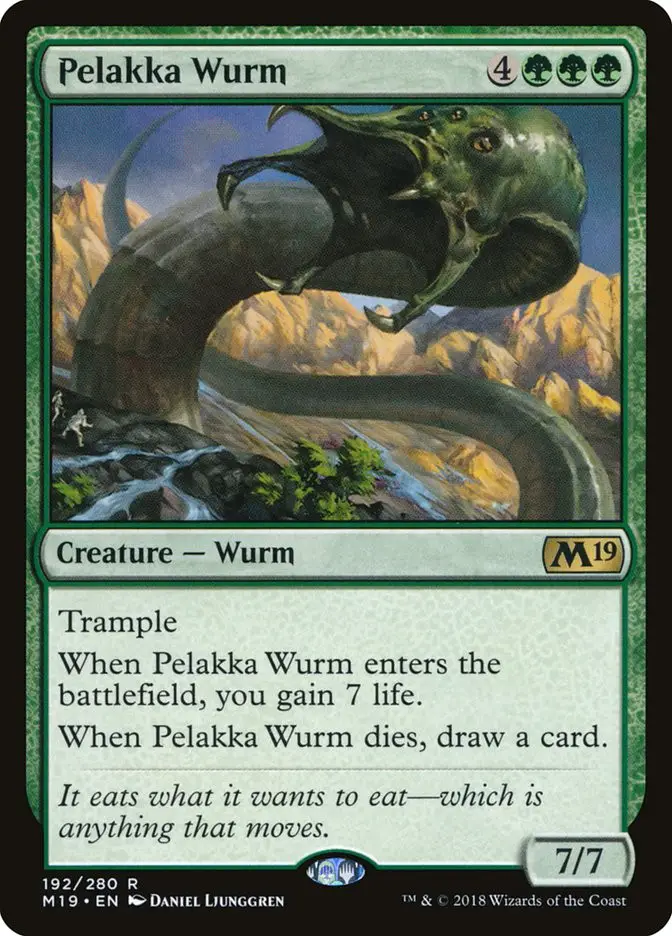 Pelakka Wurm (Core Set 2019)