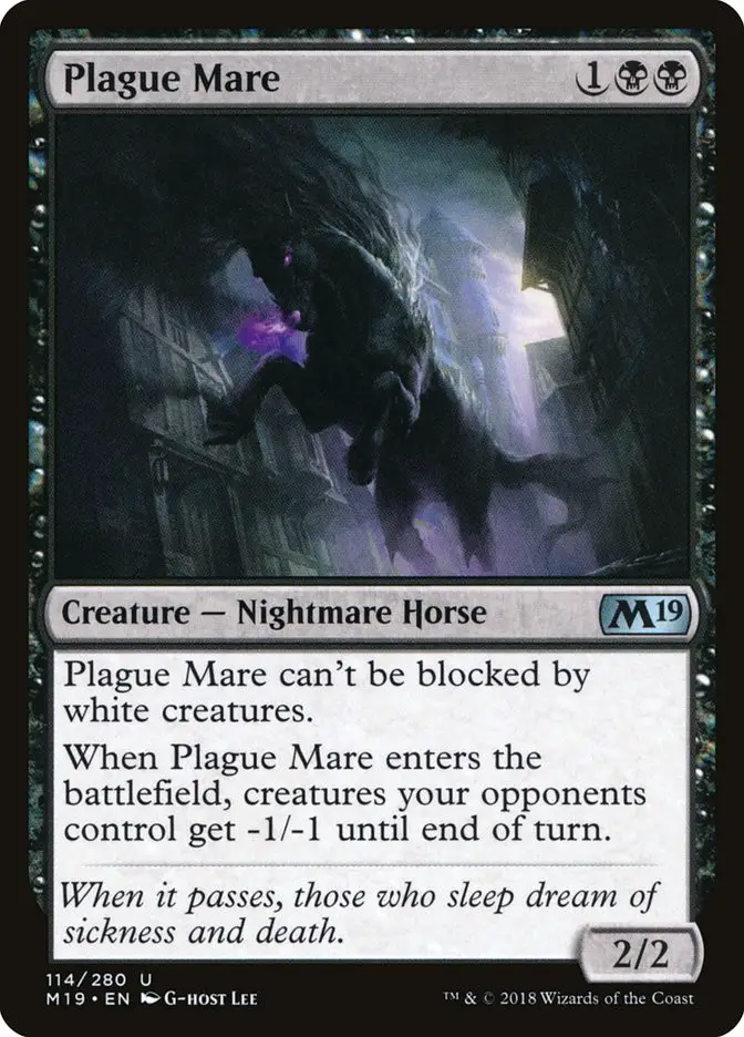 Plague Mare (Core Set 2019)