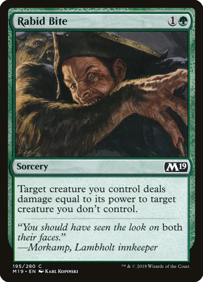 Rabid Bite (Core Set 2019)
