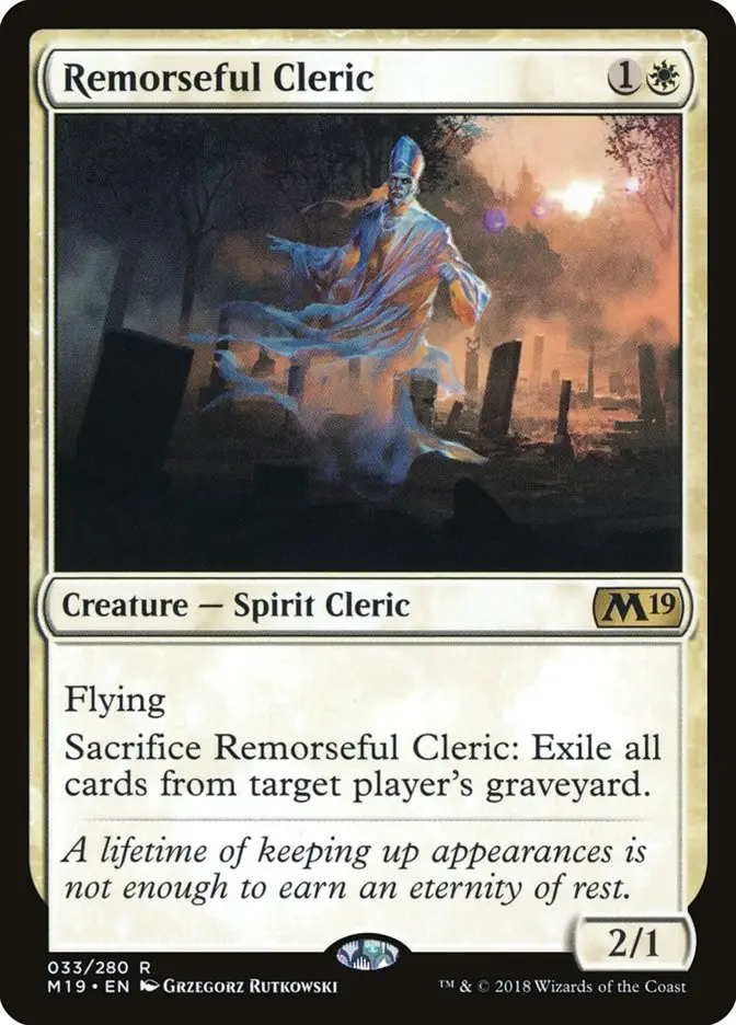 Remorseful Cleric (Core Set 2019)