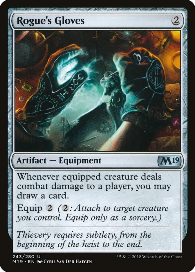 Rogue s Gloves (Core Set 2019)