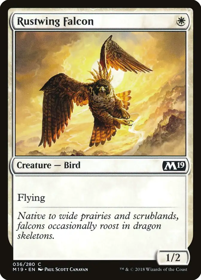 Rustwing Falcon (Core Set 2019)