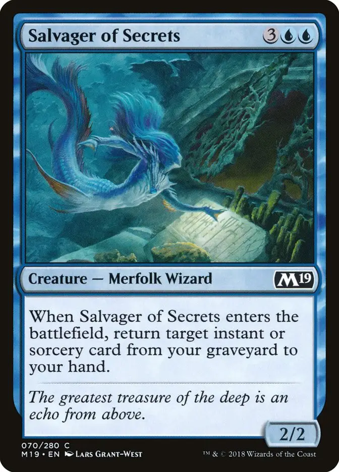 Salvager of Secrets (Core Set 2019)