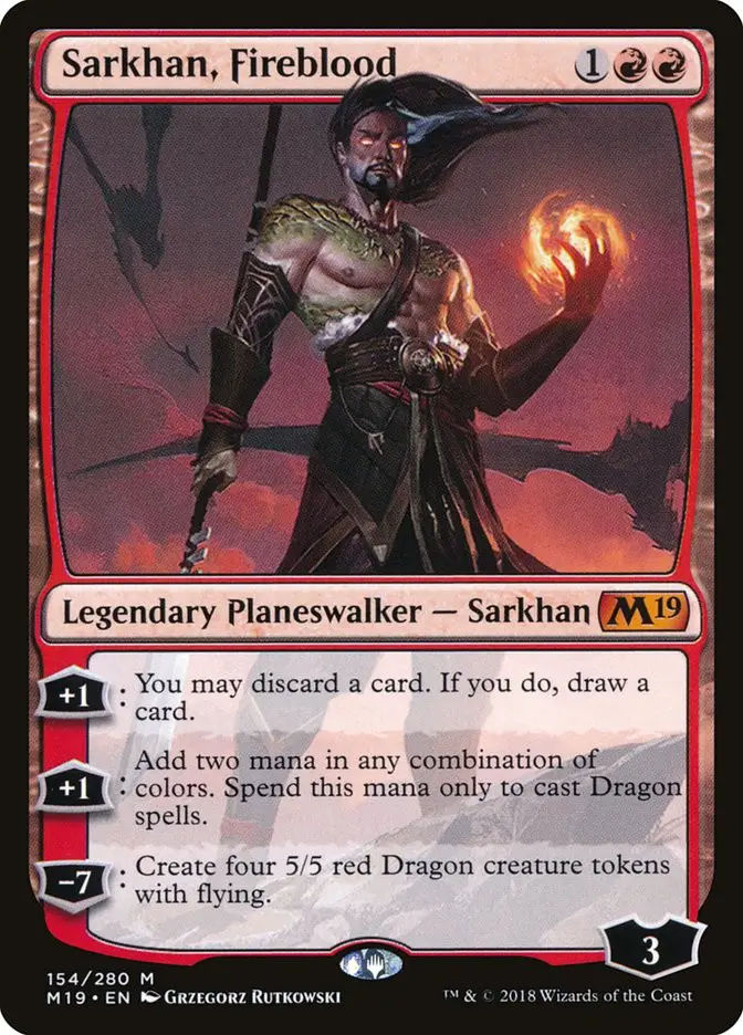 Sarkhan  Fireblood (Core Set 2019)