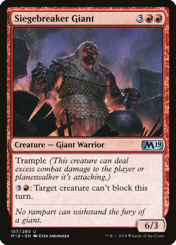 Siegebreaker Giant (Core Set 2019)